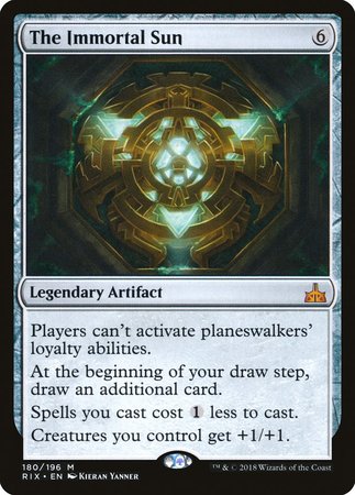The Immortal Sun [Rivals of Ixalan] | Fandemonia Ltd
