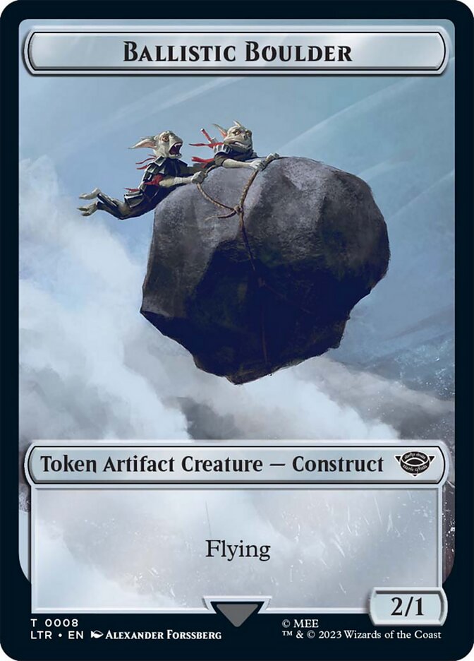 Ballistic Boulder Token [The Lord of the Rings: Tales of Middle-Earth Tokens] | Fandemonia Ltd