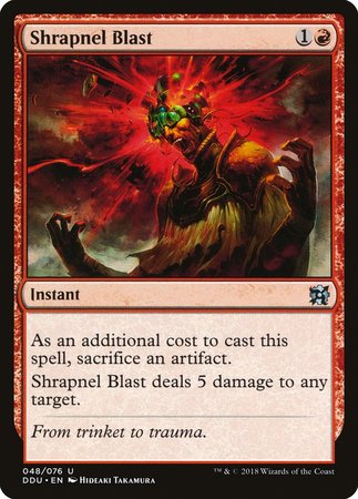 Shrapnel Blast [Duel Decks: Elves vs. Inventors] | Fandemonia Ltd