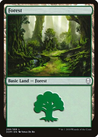 Forest (266) [Dominaria] | Fandemonia Ltd