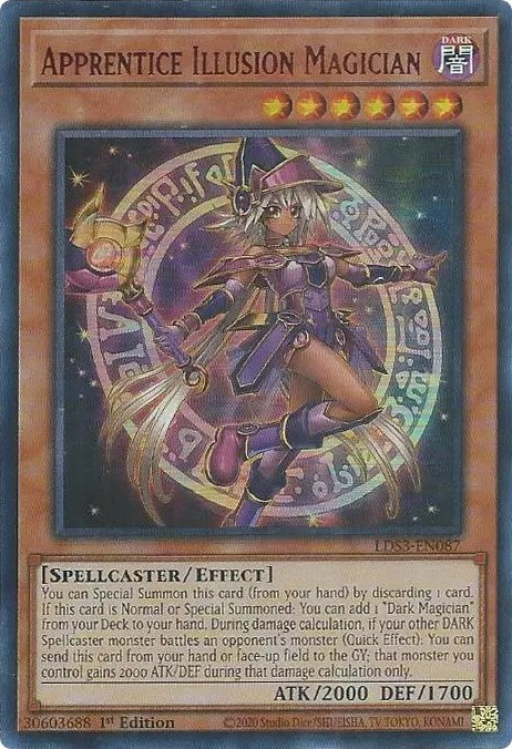 Apprentice Illusion Magician (Red) [LDS3-EN087] Ultra Rare | Fandemonia Ltd