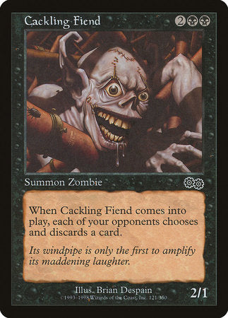 Cackling Fiend [Urza's Saga] | Fandemonia Ltd