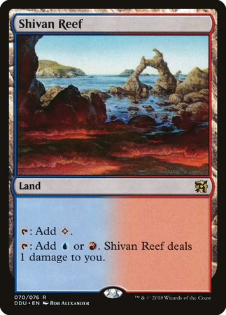 Shivan Reef [Duel Decks: Elves vs. Inventors] | Fandemonia Ltd