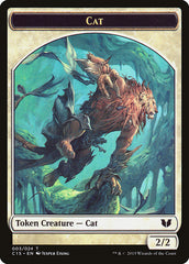 Cat // Zombie Double-Sided Token [Commander 2015 Tokens] | Fandemonia Ltd