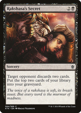 Rakshasa's Secret [Khans of Tarkir] | Fandemonia Ltd