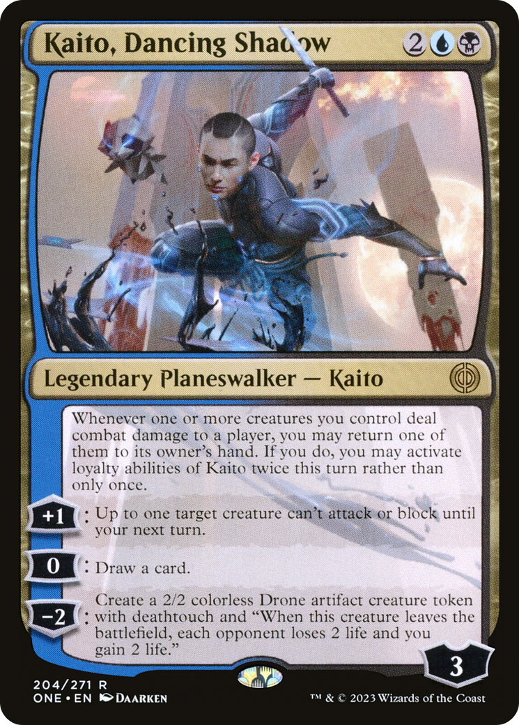 Kaito, Dancing Shadow [Phyrexia: All Will Be One] | Fandemonia Ltd