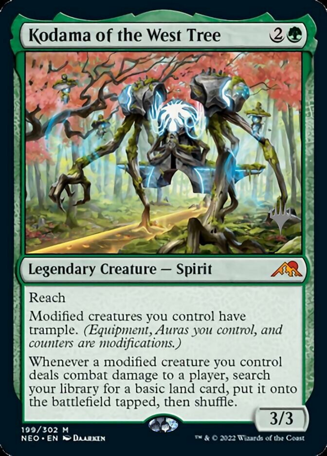 Kodama of the West Tree (Promo Pack) [Kamigawa: Neon Dynasty Promos] | Fandemonia Ltd