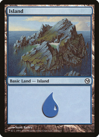 Island (100) [Duels of the Planeswalkers] | Fandemonia Ltd