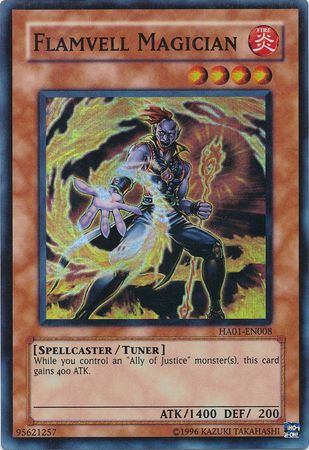 Flamvell Magician [HA01-EN008] Super Rare | Fandemonia Ltd