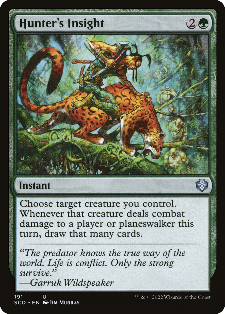 Hunter's Insight [Starter Commander Decks] | Fandemonia Ltd