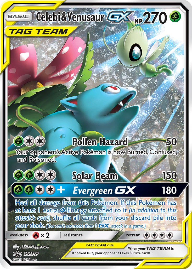 Celebi & Venusaur GX (SM167) [Sun & Moon: Black Star Promos] | Fandemonia Ltd