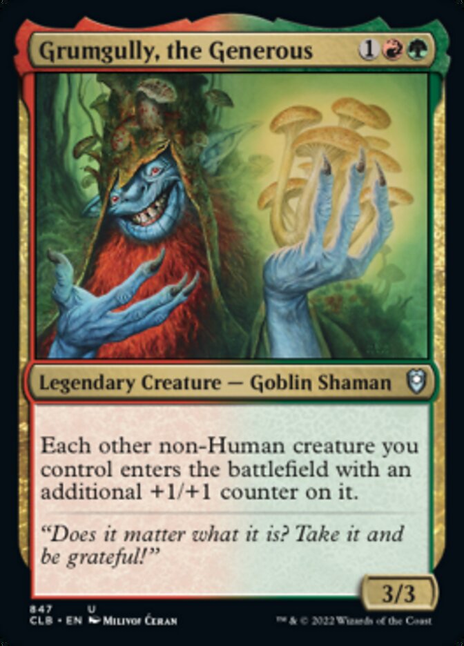 Grumgully, the Generous [Commander Legends: Battle for Baldur's Gate] | Fandemonia Ltd