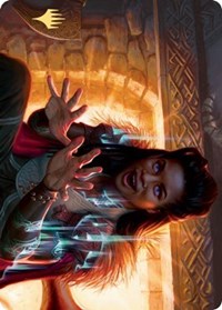 Birgi, God of Storytelling Art Card (Gold-Stamped Signature) [Kaldheim: Art Series] | Fandemonia Ltd