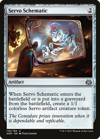 Servo Schematic [Aether Revolt] | Fandemonia Ltd