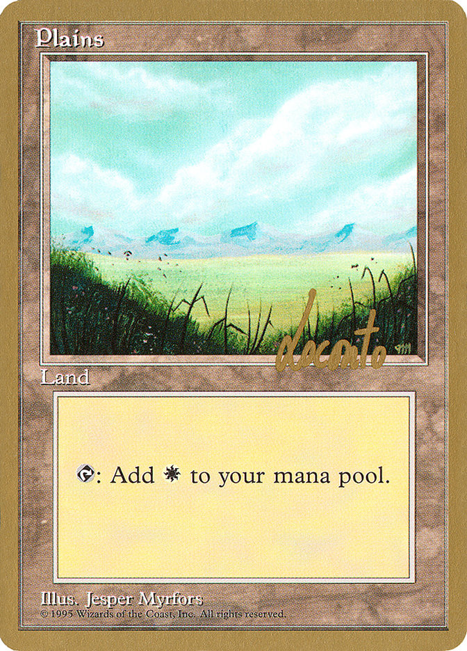 Plains (ml366) (Michael Loconto) [Pro Tour Collector Set] | Fandemonia Ltd