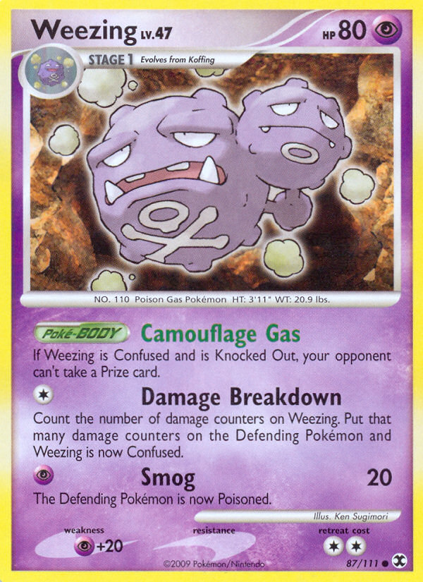 Weezing (87/111) [Platinum: Rising Rivals] | Fandemonia Ltd