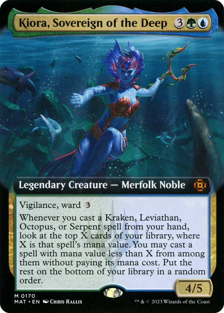Kiora, Sovereign of the Deep (Extended Art) [March of the Machine: The Aftermath] | Fandemonia Ltd