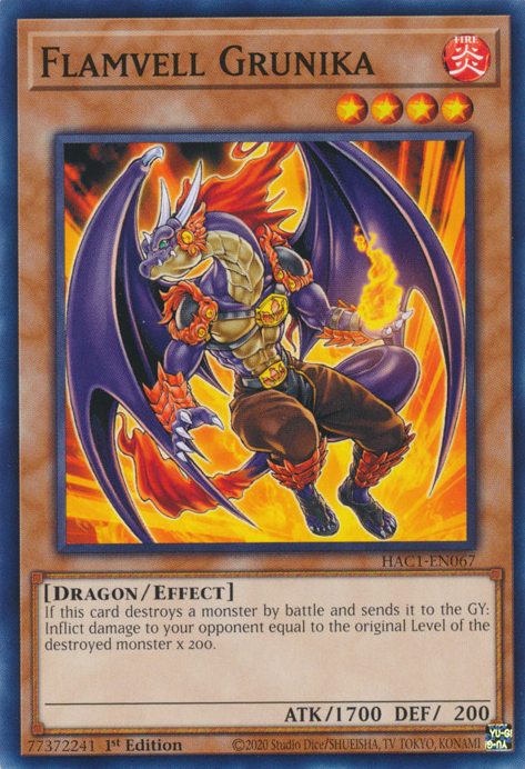 Flamvell Grunika [HAC1-EN067] Common | Fandemonia Ltd