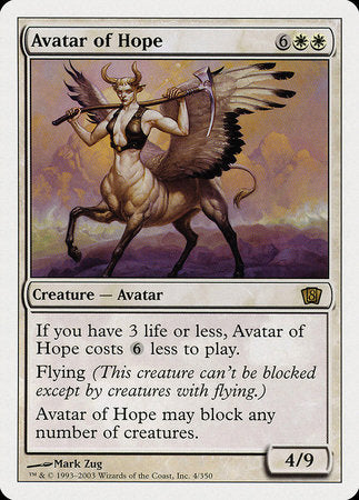Avatar of Hope [Eighth Edition] | Fandemonia Ltd
