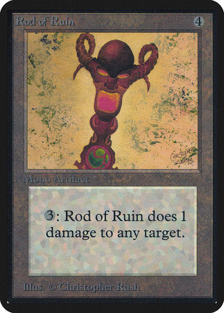 Rod of Ruin [Limited Edition Alpha] | Fandemonia Ltd