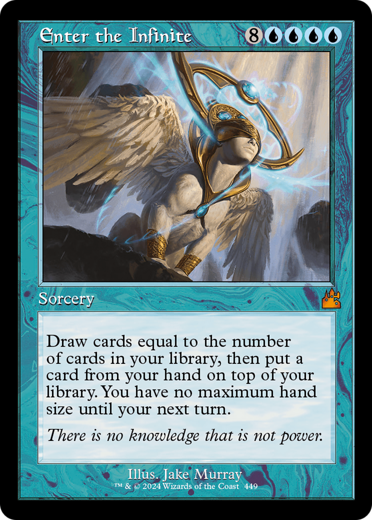 Enter the Infinite (Retro Frame) [Ravnica Remastered] | Fandemonia Ltd