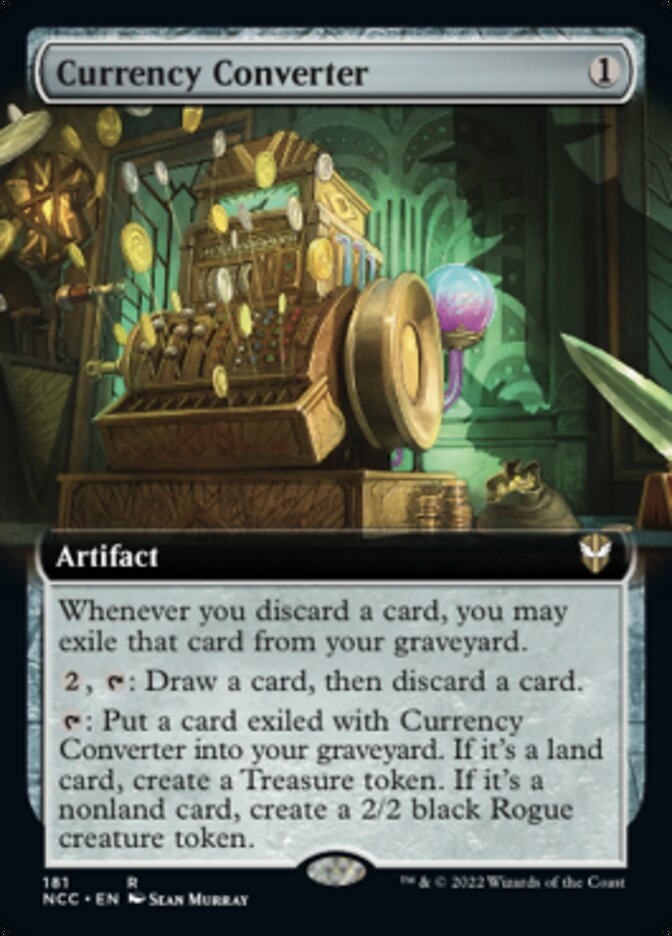 Currency Converter (Extended Art) [Streets of New Capenna Commander] | Fandemonia Ltd