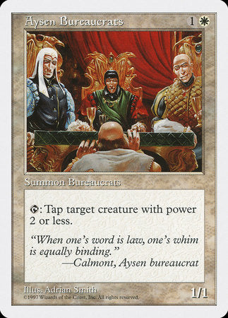 Aysen Bureaucrats [Fifth Edition] | Fandemonia Ltd