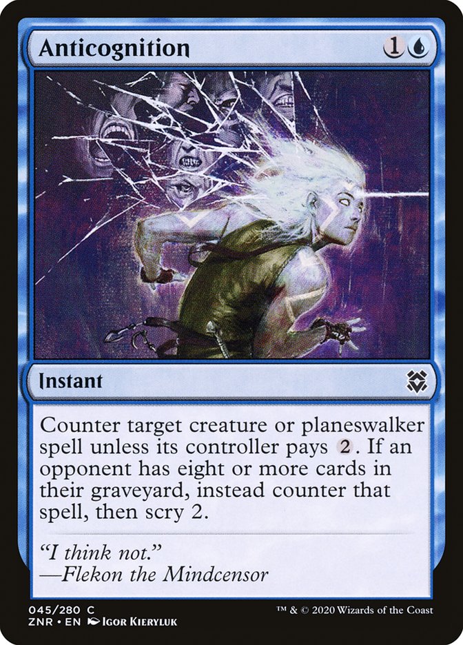 Anticognition [Zendikar Rising] | Fandemonia Ltd