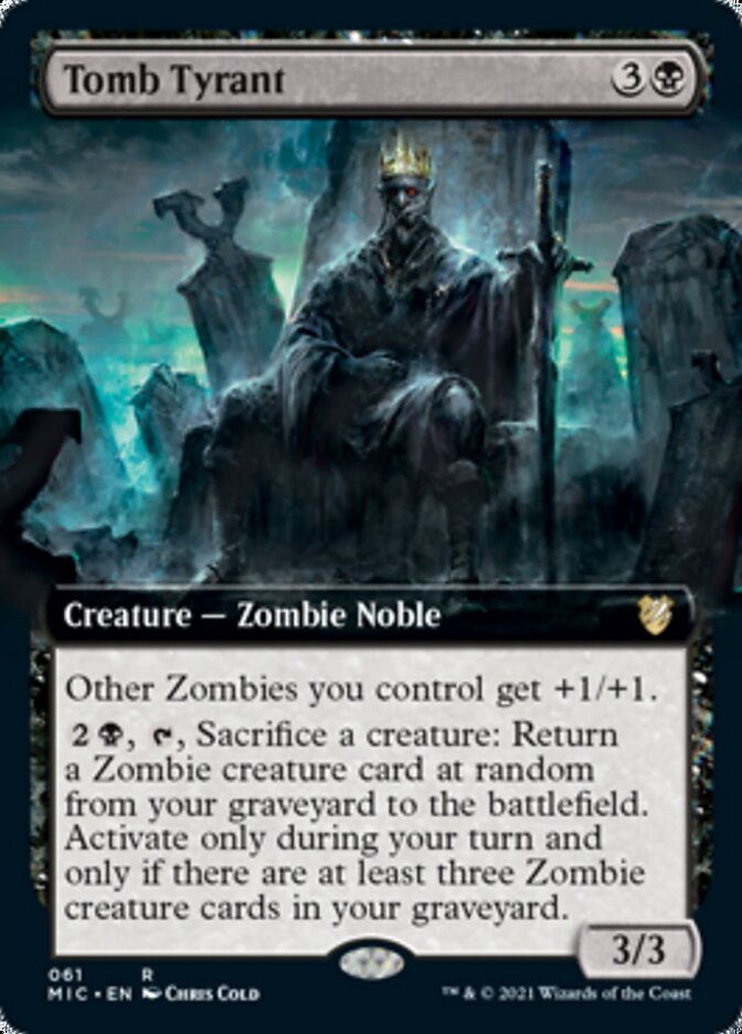Tomb Tyrant (Extended) [Innistrad: Midnight Hunt Commander] | Fandemonia Ltd