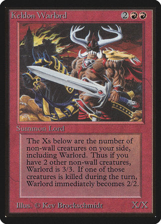 Keldon Warlord [Limited Edition Beta] | Fandemonia Ltd