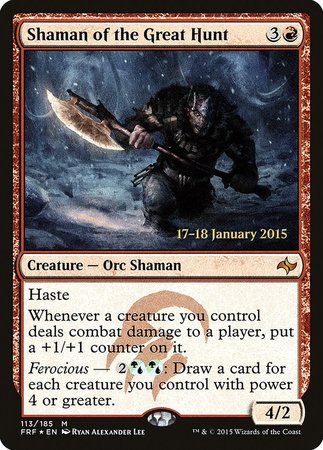 Shaman of the Great Hunt [Fate Reforged Promos] | Fandemonia Ltd