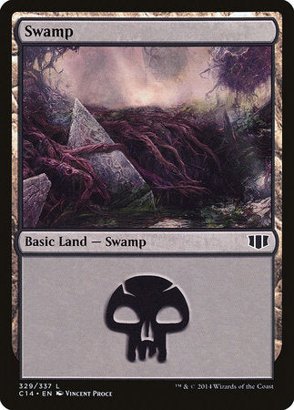Swamp (329) [Commander 2014] | Fandemonia Ltd