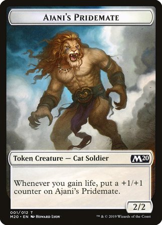 Ajani's Pridemate Token [Core Set 2020 Tokens] | Fandemonia Ltd