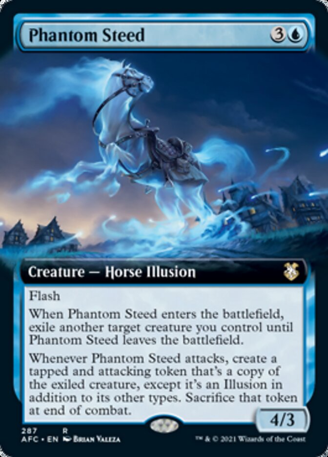 Phantom Steed (Extended) [Dungeons & Dragons: Adventures in the Forgotten Realms Commander] | Fandemonia Ltd