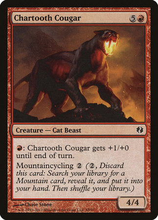 Chartooth Cougar [Duel Decks: Venser vs. Koth] | Fandemonia Ltd