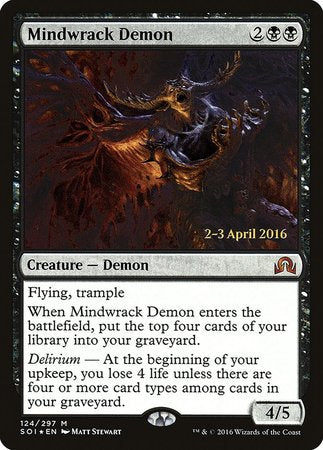 Mindwrack Demon [Shadows over Innistrad Promos] | Fandemonia Ltd