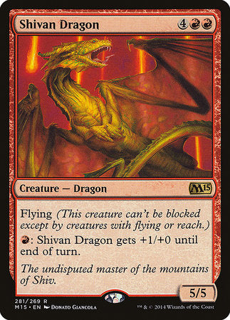 Shivan Dragon [Magic 2015] | Fandemonia Ltd