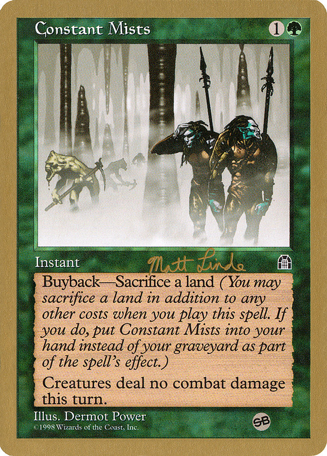 Constant Mists (Matt Linde) (SB) [World Championship Decks 1999] | Fandemonia Ltd