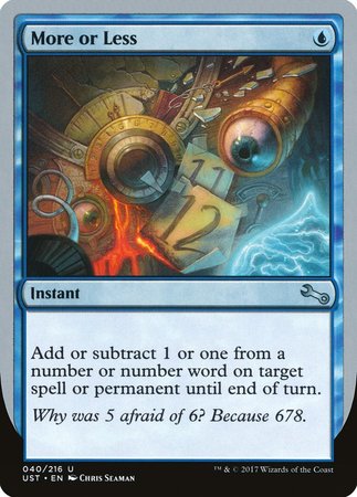 More or Less [Unstable] | Fandemonia Ltd