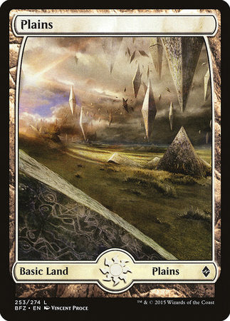 Plains (253) - Full Art [Battle for Zendikar] | Fandemonia Ltd