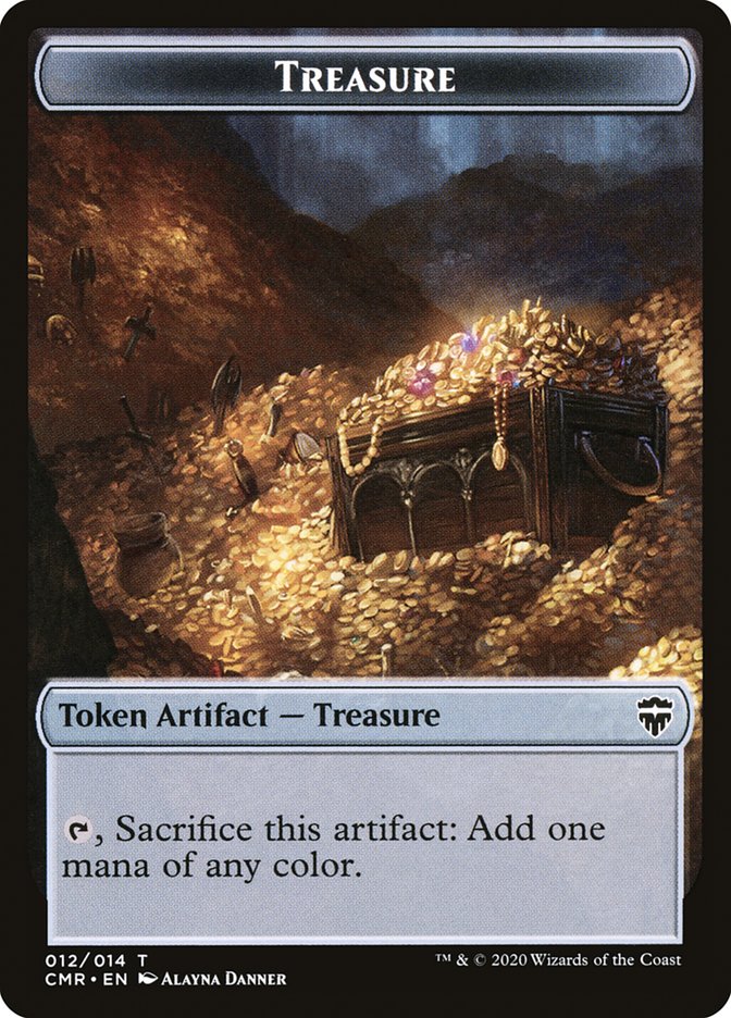 Copy (013) // Treasure Token [Commander Legends Tokens] | Fandemonia Ltd