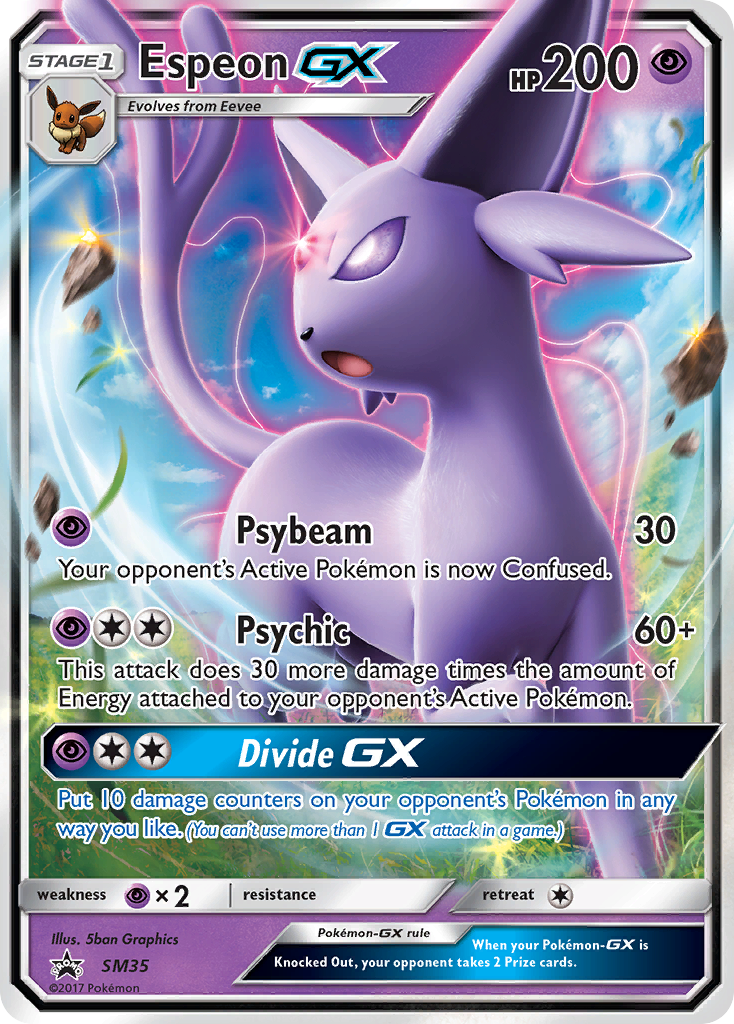 Espeon GX (SM35) [Sun & Moon: Black Star Promos] | Fandemonia Ltd