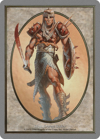 Soldier Token [Unglued Tokens] | Fandemonia Ltd