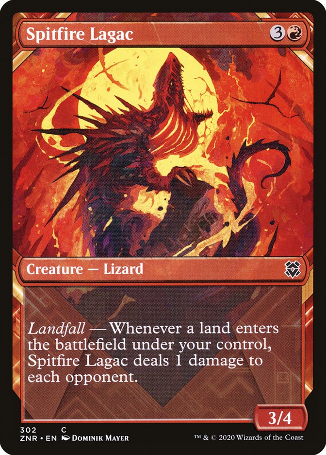 Spitfire Lagac (Showcase) [Zendikar Rising] | Fandemonia Ltd