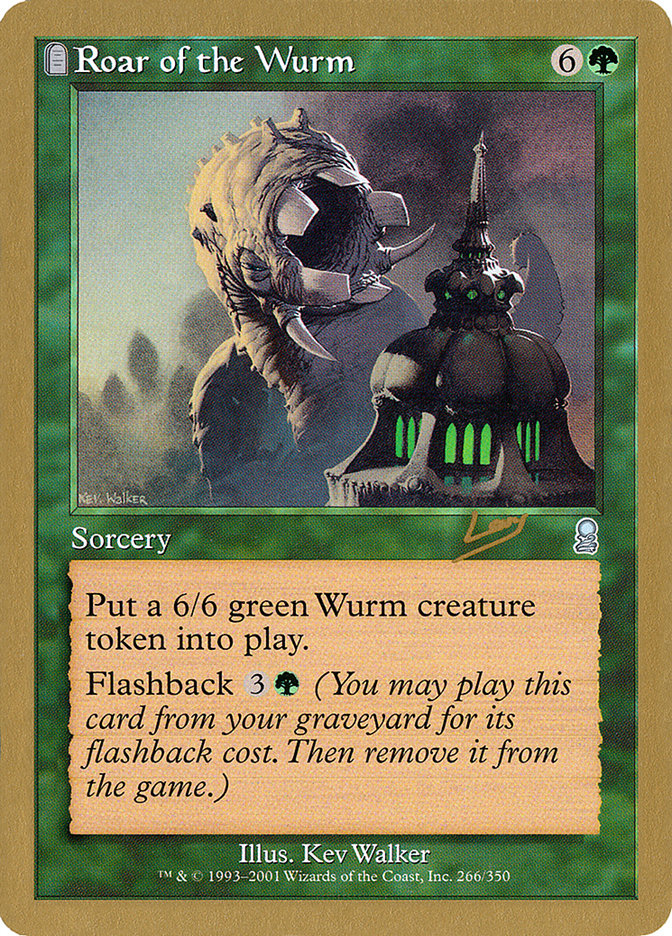 Roar of the Wurm (Raphael Levy) [World Championship Decks 2002] | Fandemonia Ltd
