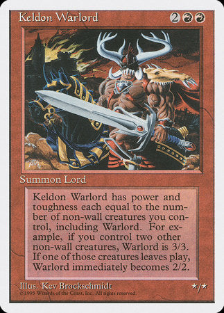 Keldon Warlord [Fourth Edition] | Fandemonia Ltd