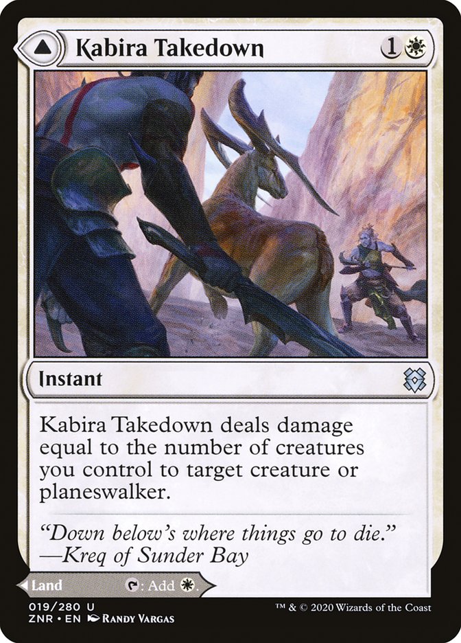 Kabira Takedown // Kabira Plateau [Zendikar Rising] | Fandemonia Ltd