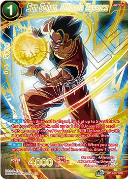 Son Gohan, Ultimate Essence (SPR) (BT14-007) [Cross Spirits] | Fandemonia Ltd