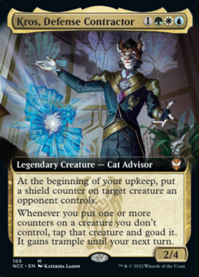 Kros, Defense Contractor (Extended Art) [Streets of New Capenna Commander] | Fandemonia Ltd