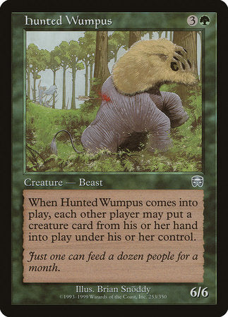 Hunted Wumpus [Mercadian Masques] | Fandemonia Ltd